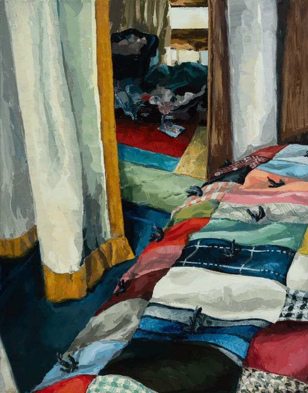 Cabin Quilt - A Patchwork of Family Contributions