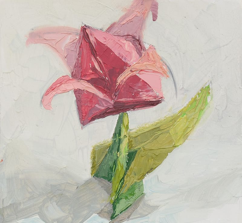 Origami lily & tulip #2