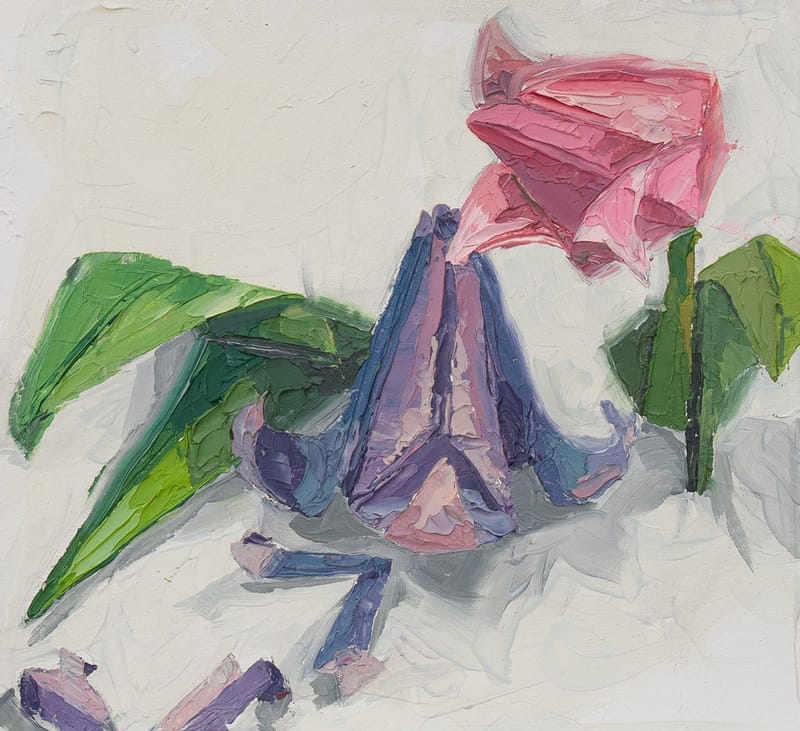 Origami lily & tulip #6