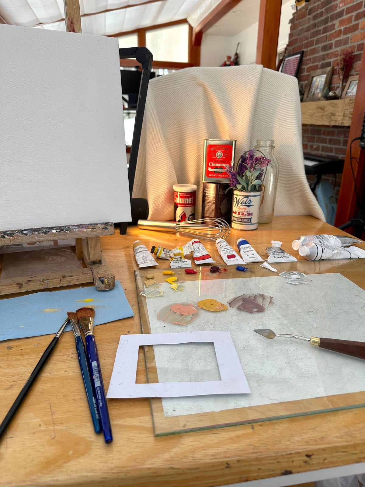 Photograph from Amanda Oakleaf's studio